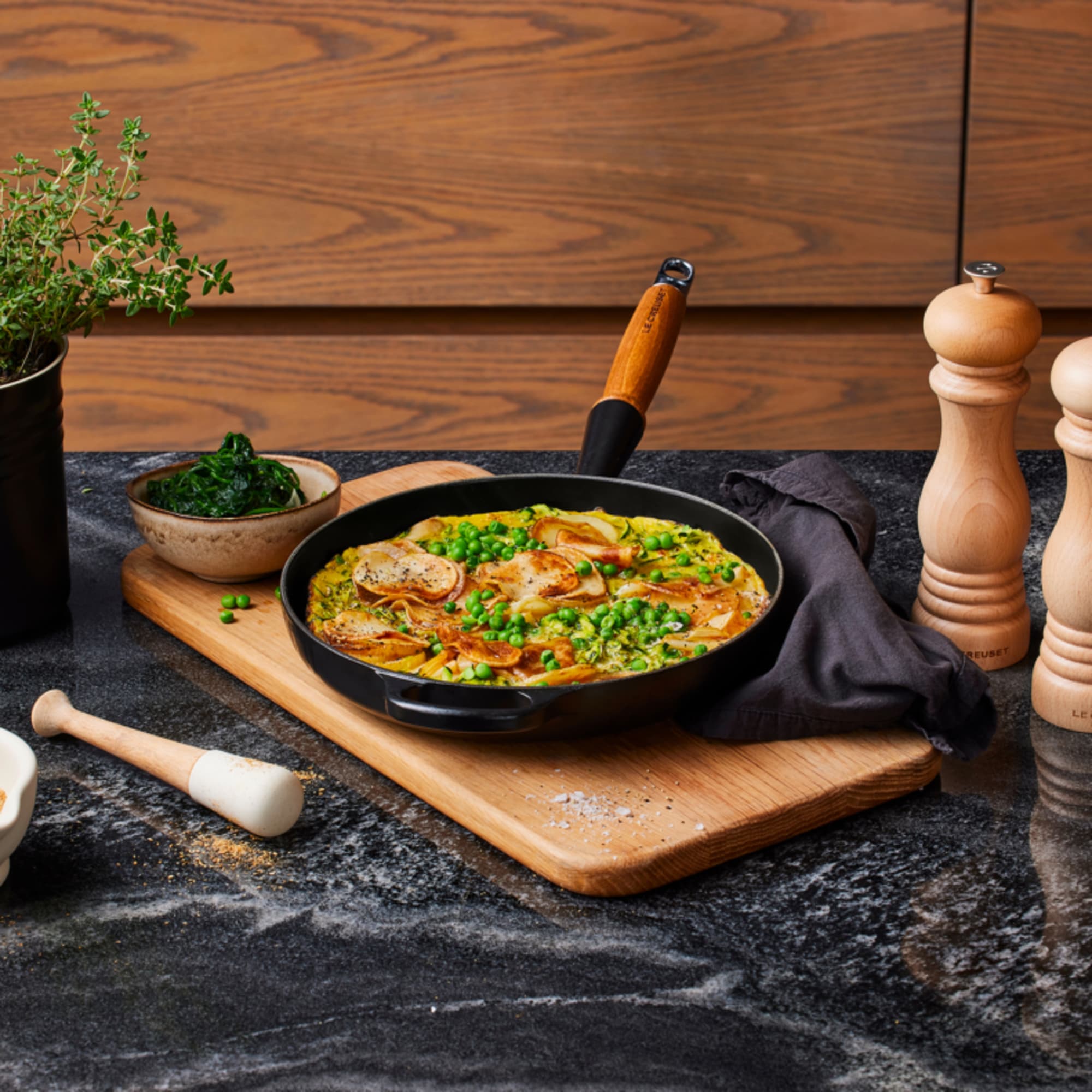 Le Creuset Utensil Holder Satin Black Kitchen Warehouse™